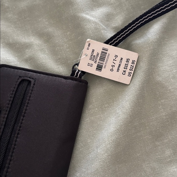 PINK Victoria's Secret Black Wallet with Strap - Picture 4 of 4